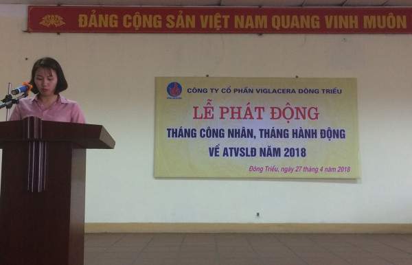 Công đoàn Viglacera tổ chức nhiều hoạt động ý nghĩa nhân Tháng công nhân 2018